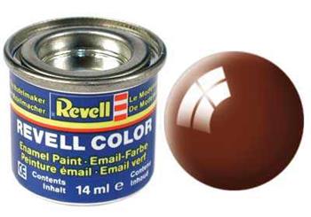 Barva Revell emailová - 32180: leská blátive hnedá (mud brown gloss)