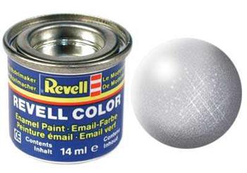 Barva Revell emailová - 32190: metalická stríbrná (silver metallic)