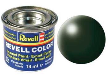 Barva Revell emailová - 32363: hedvábná tmave zelená (dark green silk)