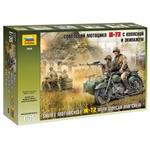 Model Kit figurky 3639 - Soviet WWII Motorcycle M-72 (1:35)