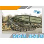 Model Kit military 3606 - M48 AVLB (ARMORED VEHICLE LAUNCHED BRIDGE) (1:35)