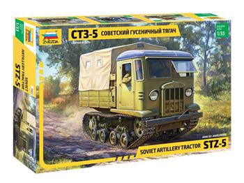 Model Kit military 3663 - STZ-5 Soviet artillery tractor (1:35)