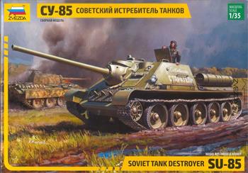 Model Kit military 3690 - SU-85 Soviet Tank Destroyer (1:35)