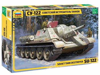 Model Kit military 3691 - Soviet tank Destroyer SU-122 (1:35)