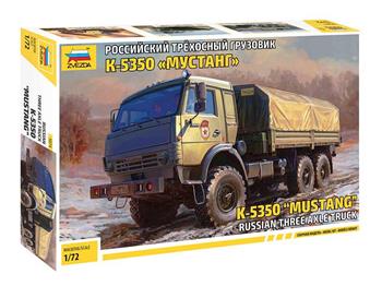 Model Kit military 5074 - Kamaz Mustang Truck (1:72)