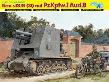 Model Kit military 6259 - 15cm s.IG.33 (Sf) AUF Pz.Kpfw.I Ausf.B (SMART KIT) (1:35)