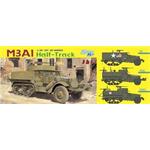 Model Kit military 6332 - M3A1 HALF-TRACK (3 IN 1) (SMART KIT) (1:35)