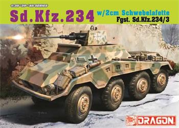Model Kit military 6969 - Sd.Kfz. 234/3 w/2cm Schwebelafette (2cm) (1:35)