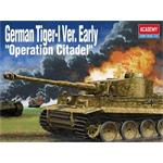 Model Kit tank 13509 - German Tiger-I Ver. EARLY "Operation Citadel" (1:35)