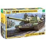 Model Kit tank 3688 - Soviet S.P.Gun SU-100 (new molds) (1:35)