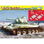 Model Kit tank 6621 - T-34/76 Mod.1943 w/Commander Cupola No. 112 Factory (1:35)