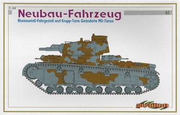 Model Kit tank 6666 - NEUBAU-FAHRZEUG RHEINMETALL-FAHRGESTELL UND KRUPP-TRUM GEÄNDERTE MG-TÜRME (1: