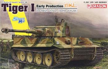 Model Kit tank 6885 - Tiger I Early Production "TiKi" Das Reich Division (Battle of Kursk) (SMART K