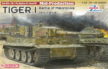 Model Kit tank 6888 - Tiger I Mid-Production w/Zimmerit Otto Carius (Battle of Malinava Village 194