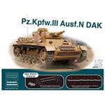 Model Kit tank 7634 - Pz.Kpfw.III Ausf.N DAK w/Neo Track (1:72)