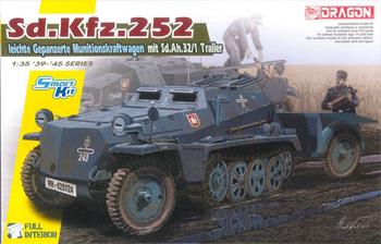 Modelkit military 6718 - Sd.Kfz.252 leichte Gepanzerte Munitionskraftwagen mit Sd.Ah.32/1 Trailer (