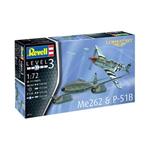 ModelSet letadla 63711 - Me262 & P-51B (1:72)