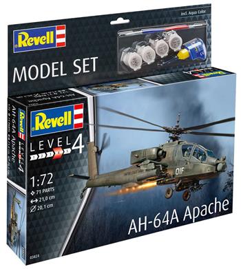 ModelSet vrtulník 63824 - AH-64A Apache (1:72)