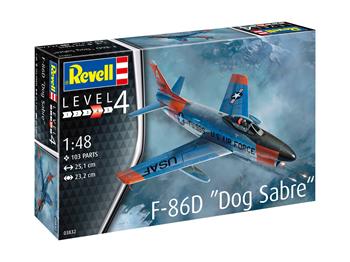 Plastic ModelKit letadlo 03832 - F-86D Dog Sabre (1:48)