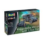 Plastic ModelKit military 03344 - Krupp Protze KFZ 69 with 3,7cm Pak (1:76)