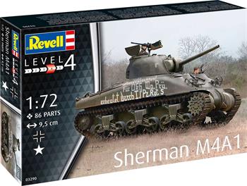 Plastic ModelKit tank 03290 - Sherman M4A1 (1:72)