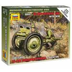 Wargames (WWII) military 6145 - Soviet 76-mm Gun (1:72)